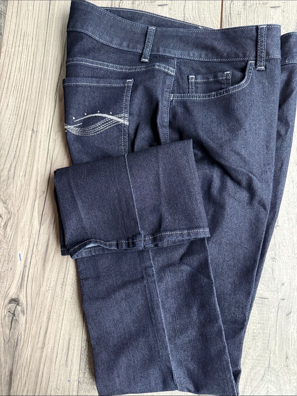 Rider's by Lee Women's MidRise Boot Cut denim Jeans 14 Long